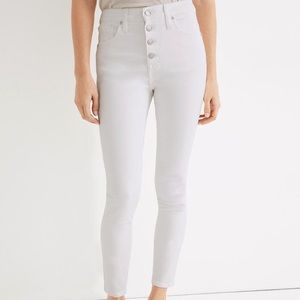 NWT Madewell high rise white denim jeans (size 26)